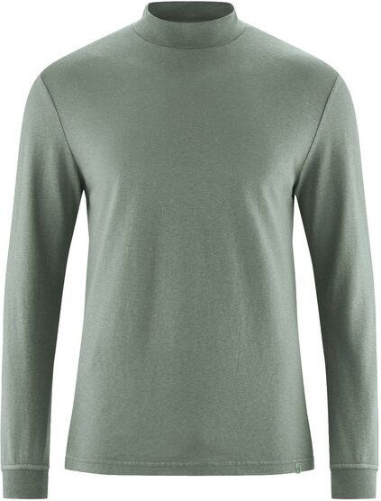 HempAge Rollkragen Langarmshirt Herren Hanf/Biobaumwolle