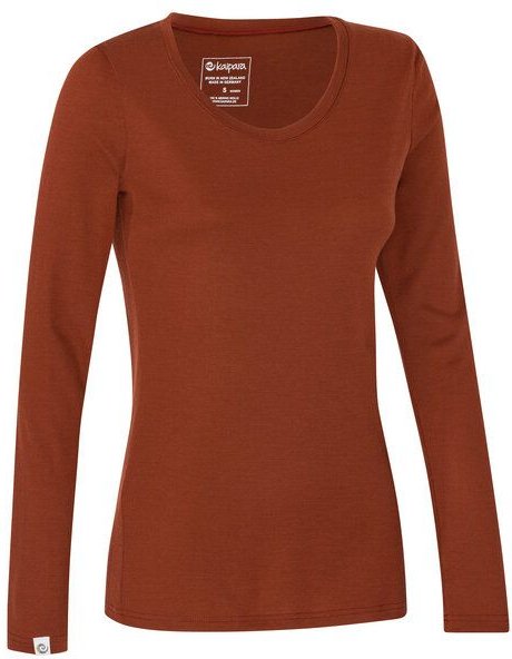 Kaipara - Merino Sportswear Merino Langarmshirt Slimfit 200 weiter Rundhals Damen