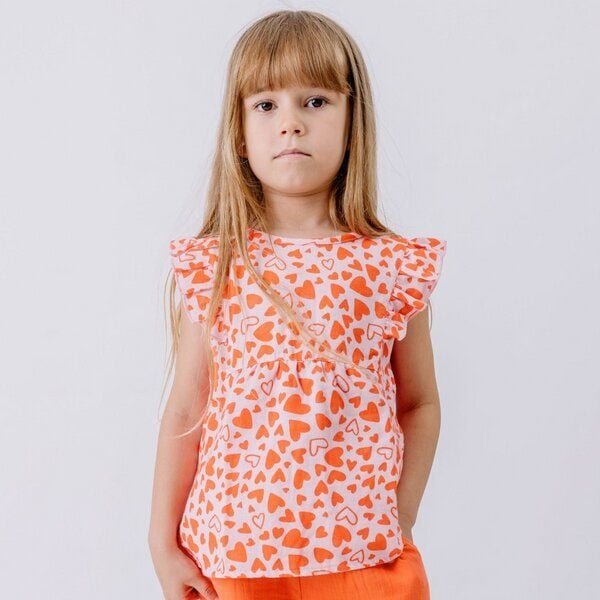Walkiddy Little Big Hearts-Blouse Top