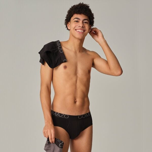 comazo|earth Fairtrade Retro-Slip 3-er Pack