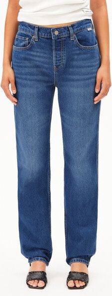 Thumbnail - ARMEDANGELS AAVELINE Damen Straight Jeans recycelte Baumwolle