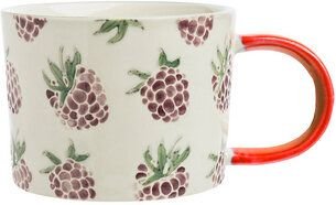 TRANQUILLO Tasse VINTAGE GARDEN Früchte aus Steinzeug, 300 ml (POR77, POR772, POR773)
