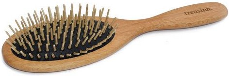 Thumbnail - Treusinn Hundebürste ZOTTL Langhaar / aus Buchenholz mit langen Holzstiften