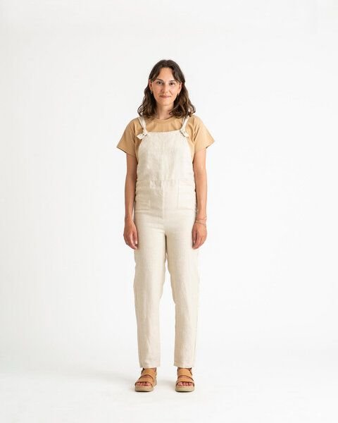 Thumbnail - Matona Latzhose für Frauen aus Leinen / Linen Overall