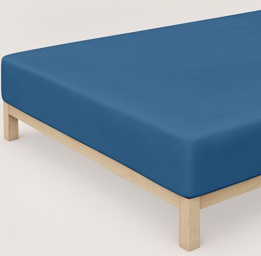 Thumbnail - Schlafgut Boxspring Spannbettlaken Pure 95% Biobaumwolle, 5% Elasthan - Matratzenhöhe bis 40cm