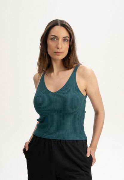 V-Neck Strick Top Style RHADA | von MELA | Fairtrade & GOTS zertifiziert