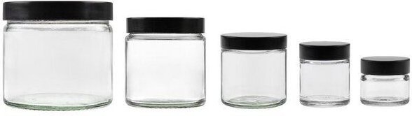 mikken Tiegel 15 / 30 / 60 / 120 / 250 ml mit Deckel Cremetiegel