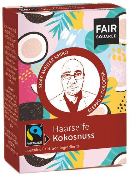Thumbnail - FAIR SQUARED Fairtrade Jubiläum Haarseife Kokosnuss 80 g