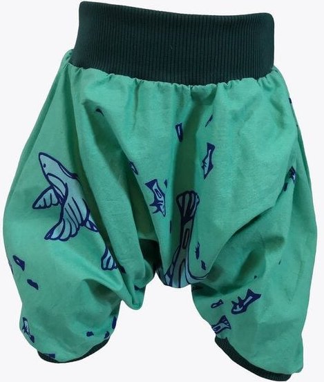 liebewicht kurze Pumphose Sommerhose gemustert aus Biobaumwolle