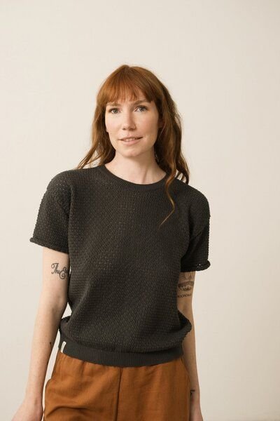 TIRALAHILACHA Hadara Short Sleeve Knitted Top