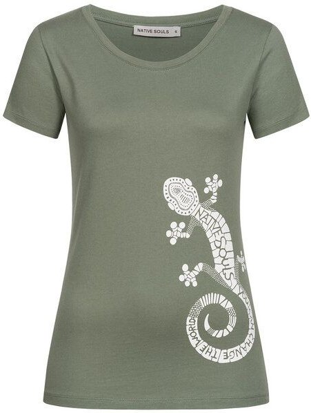 NATIVE SOULS T-Shirt Damen - Gecko