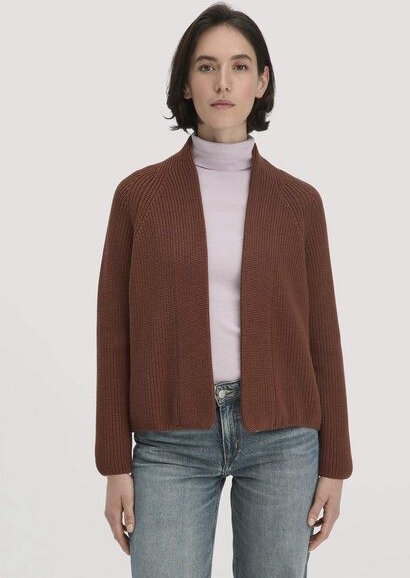 hessnatur Strick Jacke Relaxed aus reiner Bio-Baumwolle