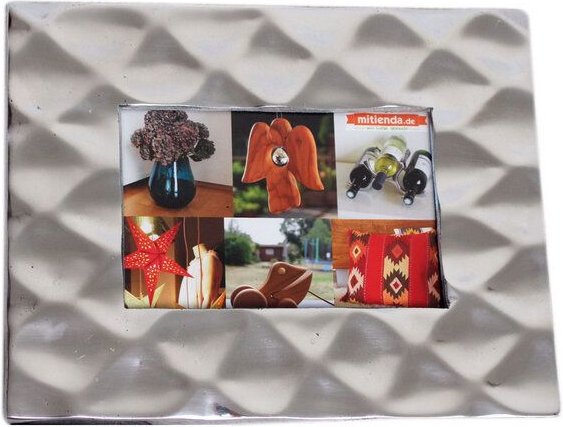 Mitienda Shop Bilderrahmen silberfarben "Bogota" 24,5 x 19,5 Fotorahmen