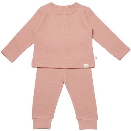 Biorganic Waffle Smile Baby Langarmshirt & Hose