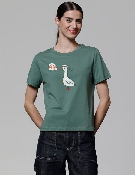 watapparel T-Shirt Frauen Moin Seagull