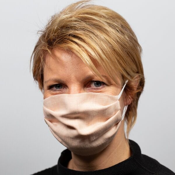 nahtur-design Alltagsmaske aus Bioleinen