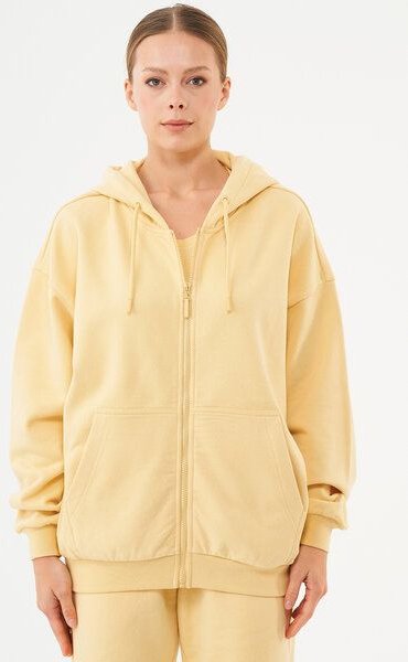 ORGANICATION ESSENTIALS-JALE- Soft Touch Sweatjacke aus Bio-Baumwolle