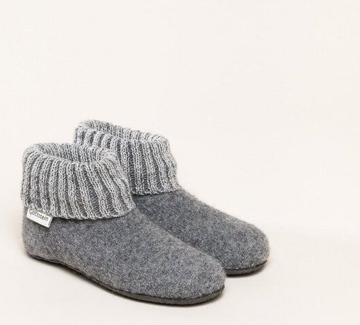 Gottstein Kinder-Hüttenschuh Alpine Boot FE - Kinderhausschuh für Mädchen & Jungen aus 100% Schurwolle