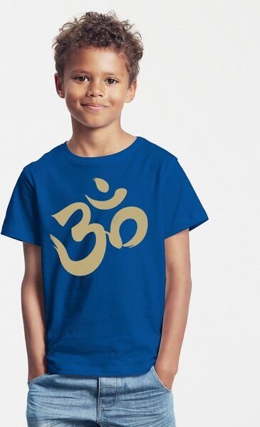Peaces.bio - handbedruckte Biomode Bio-Kinder T-Shirt Om