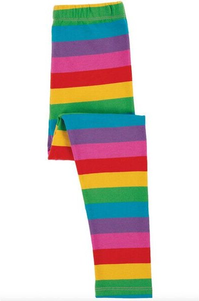 Frugi Bunte Mädchen Leggings aus Bio-Baumwolle