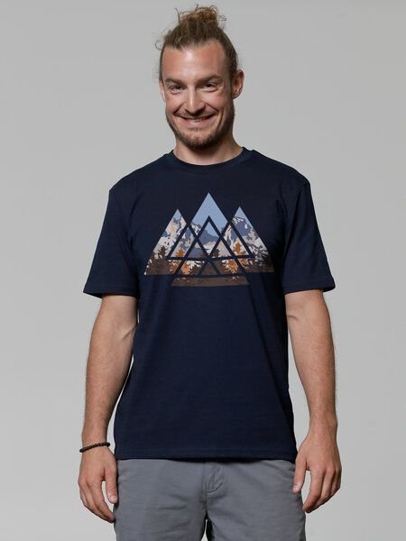 watapparel T-Shirt Unisex Geometric Landscape