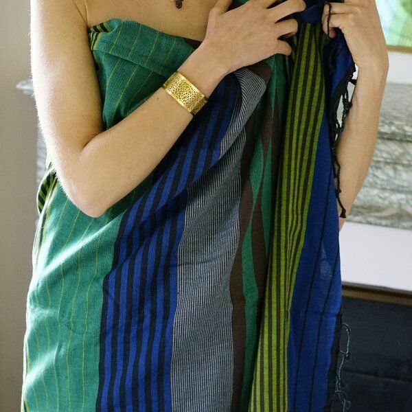 Karawan authentic Hamamtuch Bio-Baumwolle Ebony