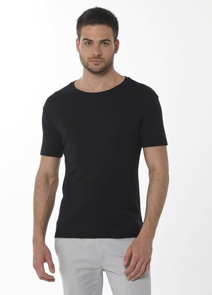 ORGANICATION Geripptes T-Shirt aus Bio-Baumwolle