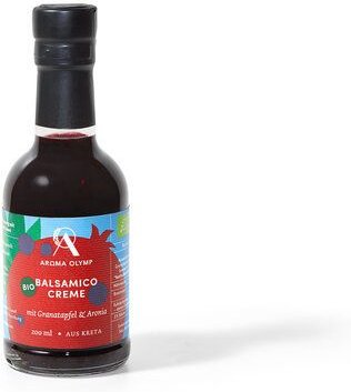 Aroma Olymp Bio Balsamico Creme mit Granatapfel und Aroniabeeren