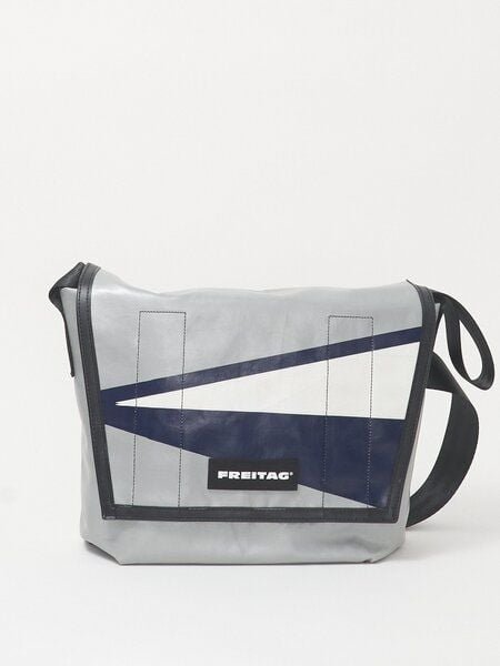 Freitag Messenger - F14 Dexter - silver white blue
