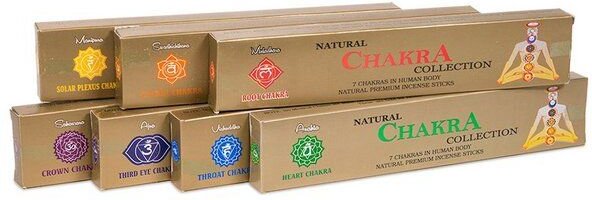 Just Be Räucherstäbchen Chakra Collection Geschenkset