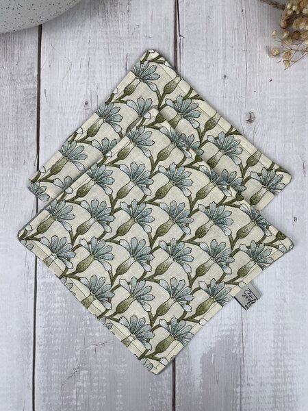 Stoffretter waschbare Upcycling Spültücher - Waffelpiqué 2er Set,