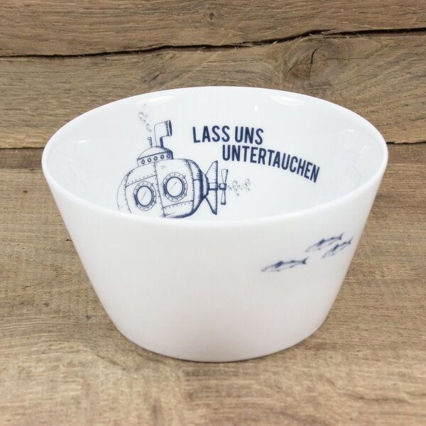 Bow & Hummingbird Porzellanschale Untertauchen