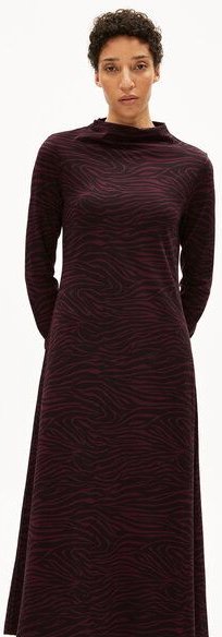 ARMEDANGELS DAILIMAA ZEBRARAA Damen Jerseykleid aus Bio-Baumwoll Mix