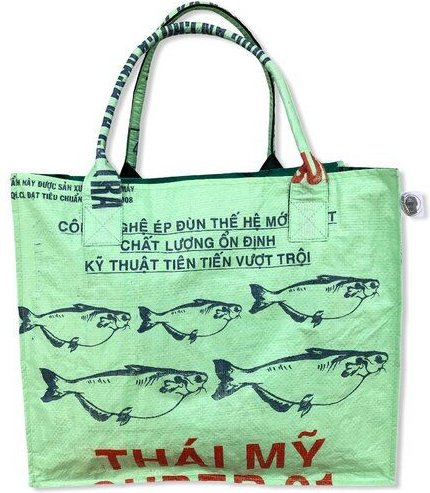 Beadbags Einkaufstasche Ri94 recycelter Reissack