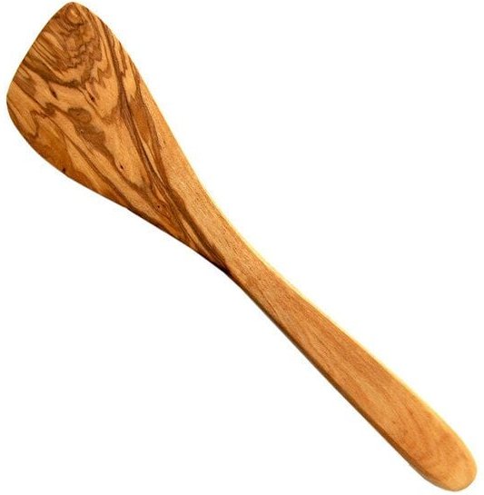 Olivenholz erleben Pfannenwender (ohne Löcher) aus Olivenholz