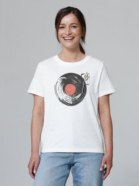 Thumbnail - watapparel T-Shirt Frauen Schallplatte