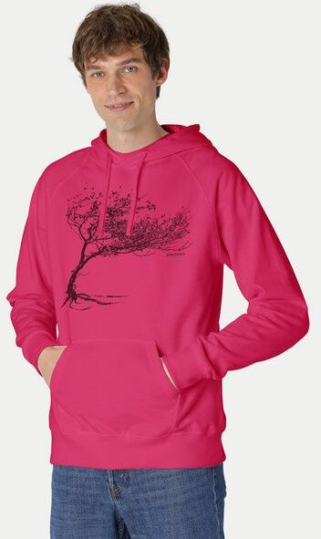 Peaces.bio - handbedruckte Biomode Bio-Herren-Kapuzensweater Windytree