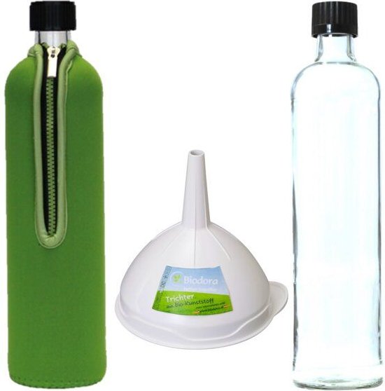 Dora's Dora´s 0,5l Trinkflasche mit Neoprenanzug und gratis Trichter