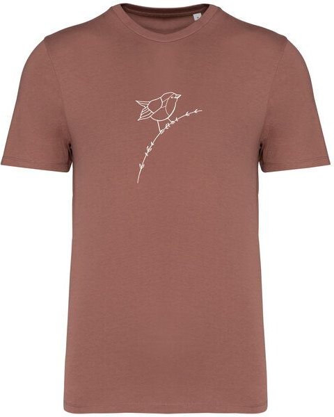 Brandless Basic Bio T-Shirt Rotkehlchen Nr. 4 ( 155 g/m²)