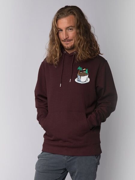 Thumbnail - watapparel Hoodie Unisex Coffee waves