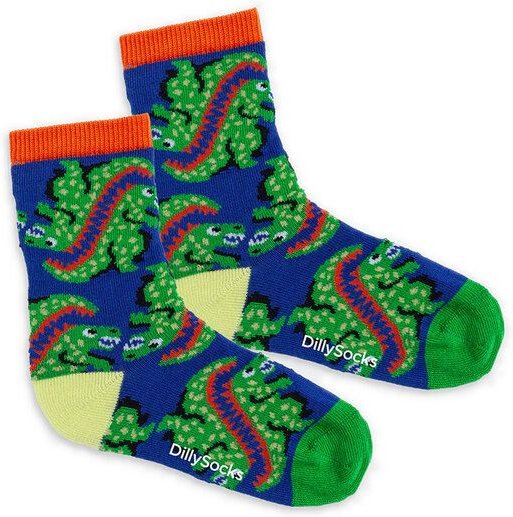 DillySocks Kindersocken Lil Ur Ex the T Rex aus Biobaumwoll-Mix