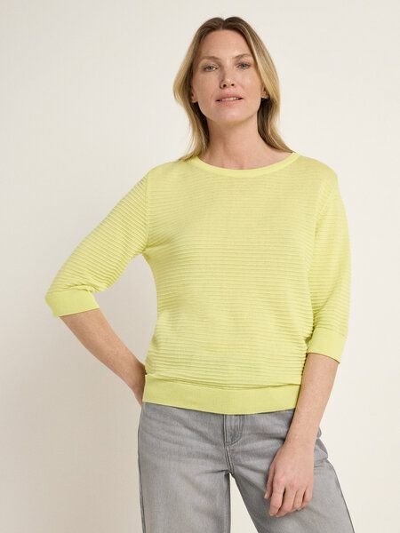 LANIUS Strickpullover mit 3/4-Arm