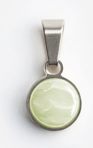 ALEXASCHA Kettenanhänger aus Glas | Mix & Match Charms | Silber