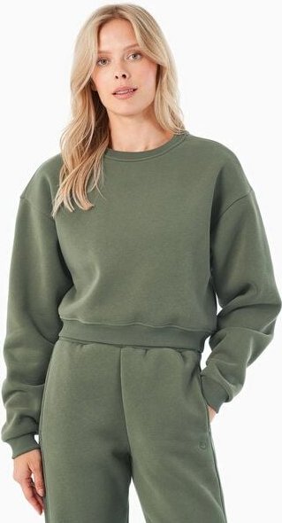 ORGANICATION SILLIVIA | Essentials Travel Crop-Sweatshirt aus Bio-Baumwolle und recyceltem Polyester
