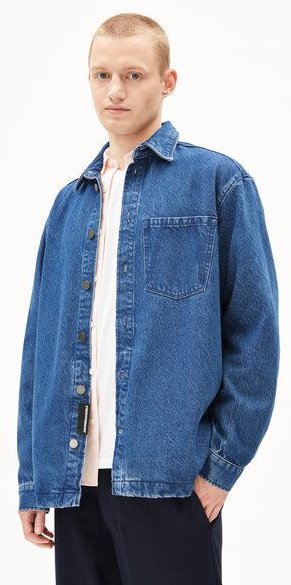 ARMEDANGELS YUNAAI Herren Overshirt aus Bio-Baumwoll Mix