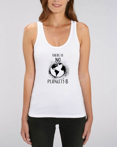 Human Family Bio Damen Sommer Tanktop - Glow "No Planet B" - weitere Farben