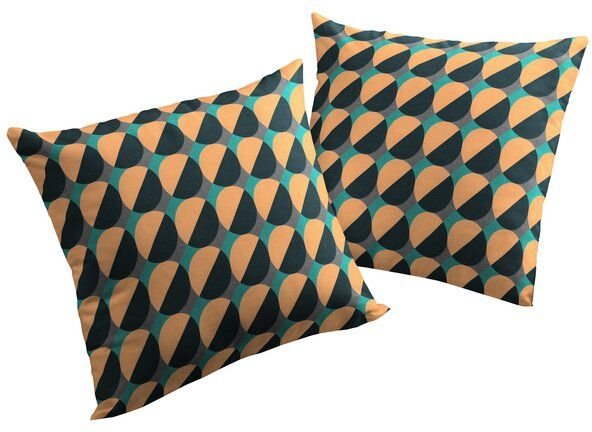 Nature by Adam Kissenhülle aus 100% Bio-Baumwolle - Made in Germany - Circles