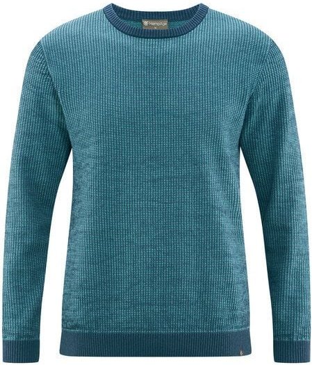 HempAge Herren Strickpullover Rundhalsausschnitt Hanf/Biobaumwolle Normal Fit