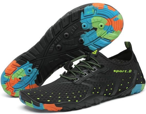 SAGUARO Badeschuhe vegan Barfußschuhe Wasser-Schuhe Surfschuhe Schwimmschuhe