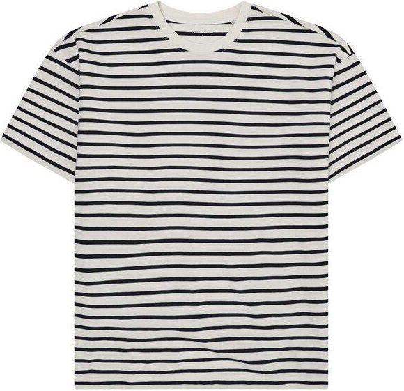 KnowledgeCotton Apparel T-Shirt Loose Stripes